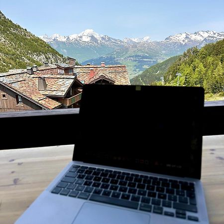 Appartement Style Chalet 5* Vue Mont-Blanc - Arc 1950 Les Arcs  Ngoại thất bức ảnh